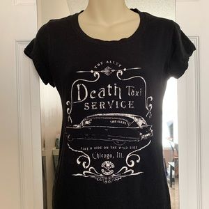 The Alley Chicago Official Goth “Death Taxi” Shirt